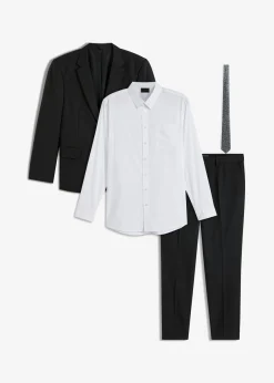 Traje (4 piezas): americana, pantalón, camisa, corbata