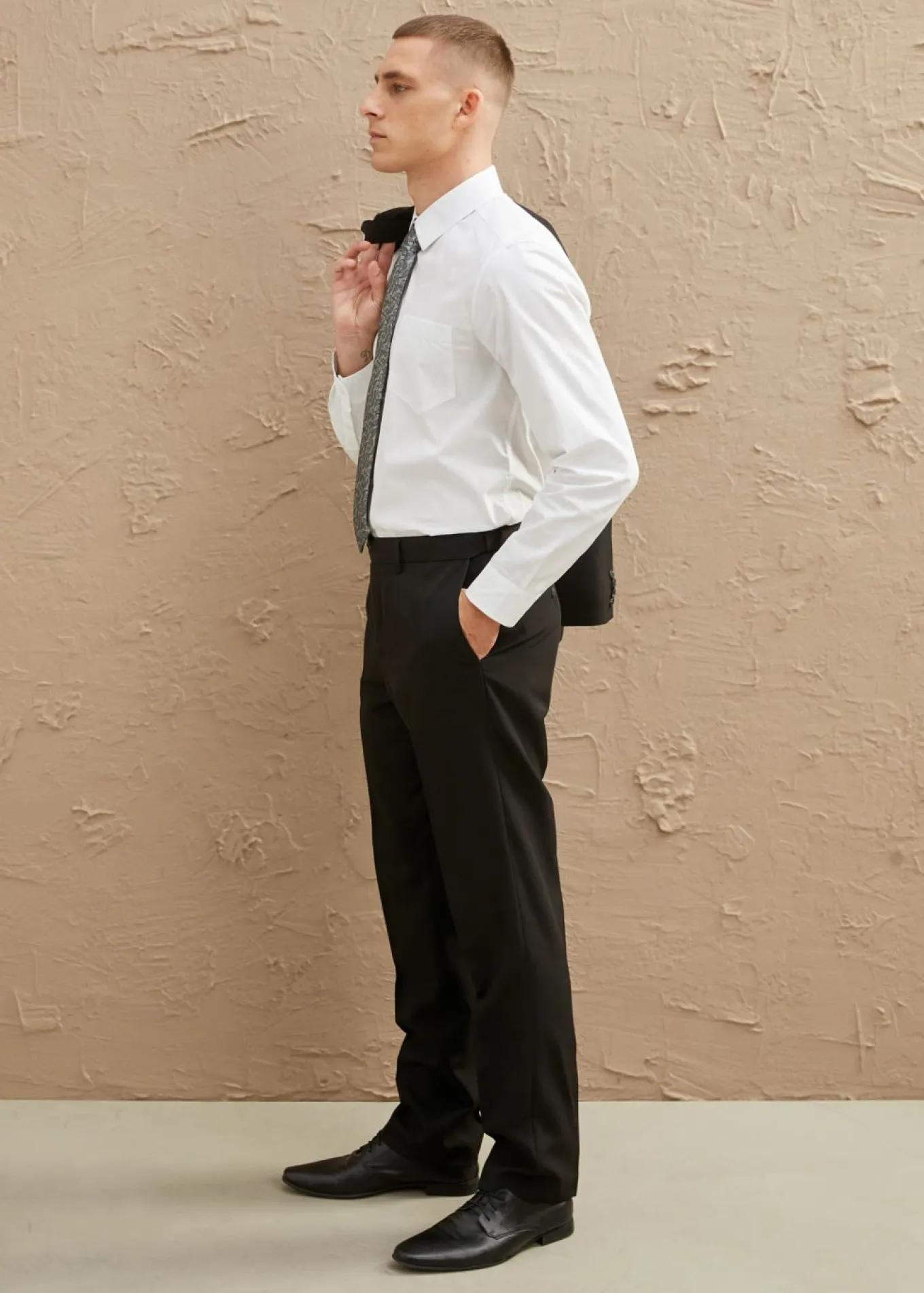 Traje (4 piezas) con camisa y corbata, regular fit