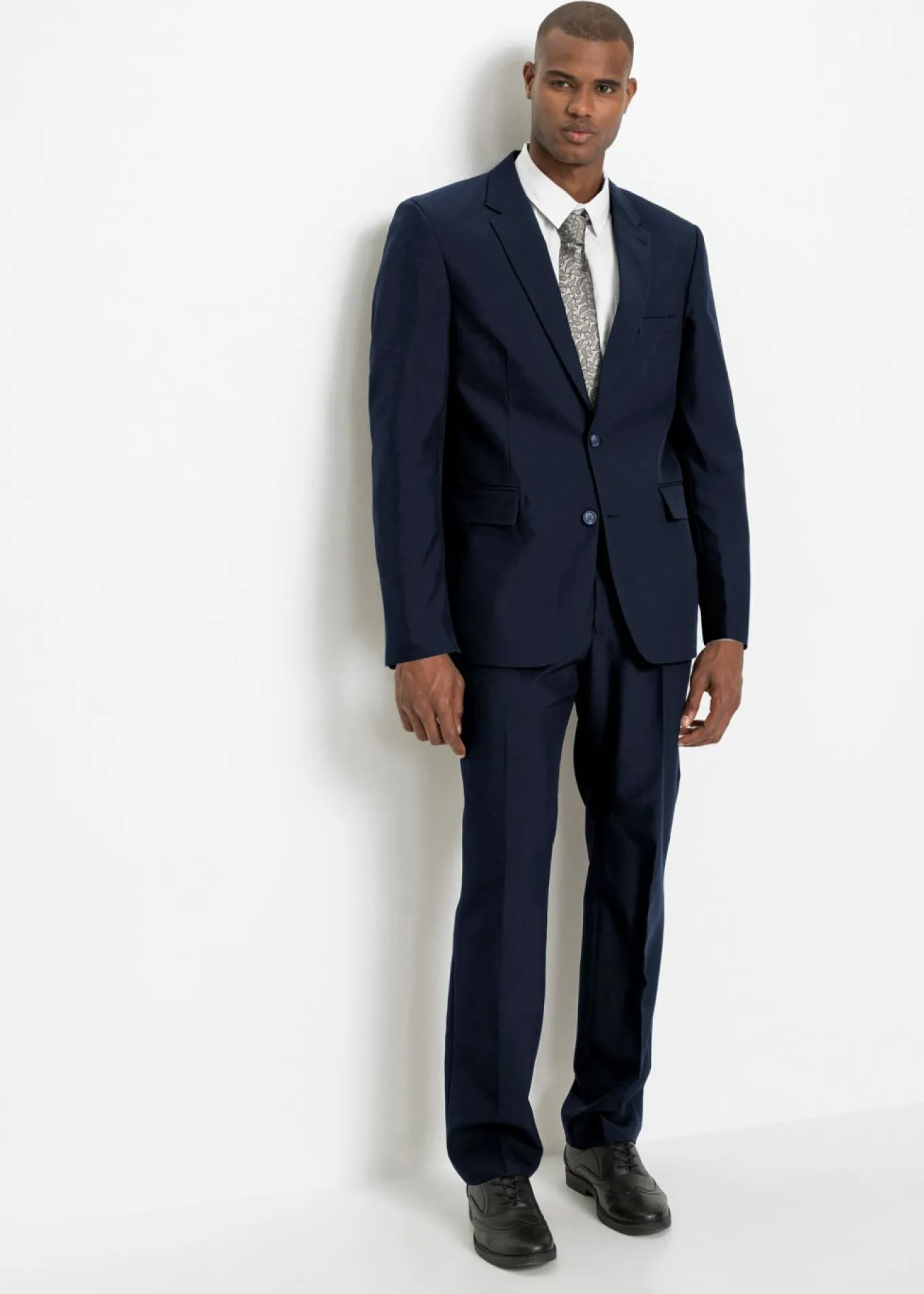 Traje (4 piezas) con camisa y corbata, regular fit