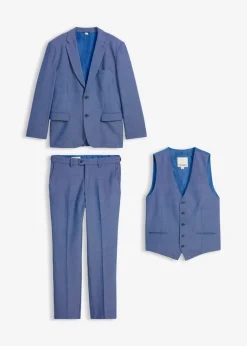Traje (3 piezas) con chaleco, regular fit