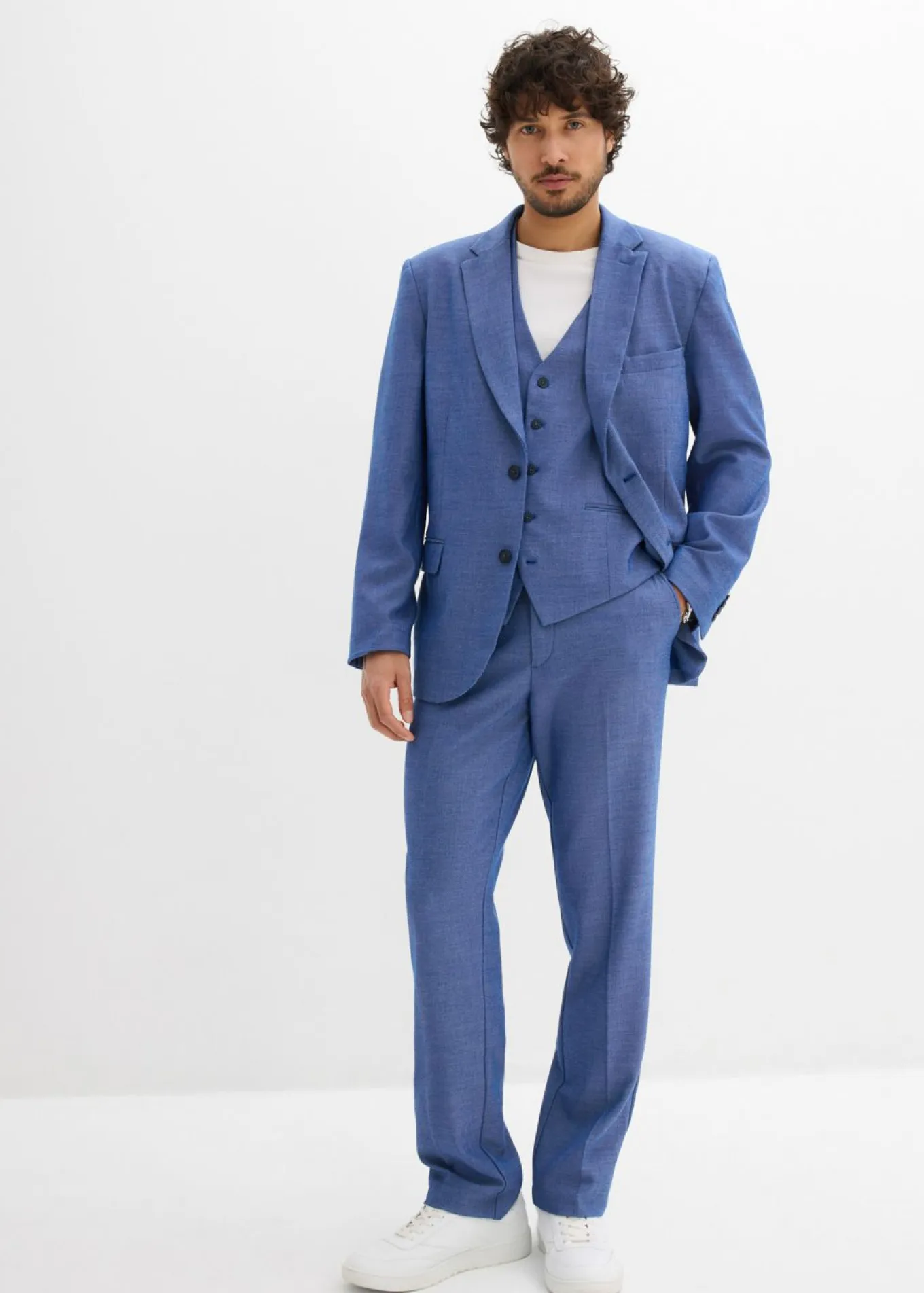 Traje (3 piezas) con chaleco, regular fit