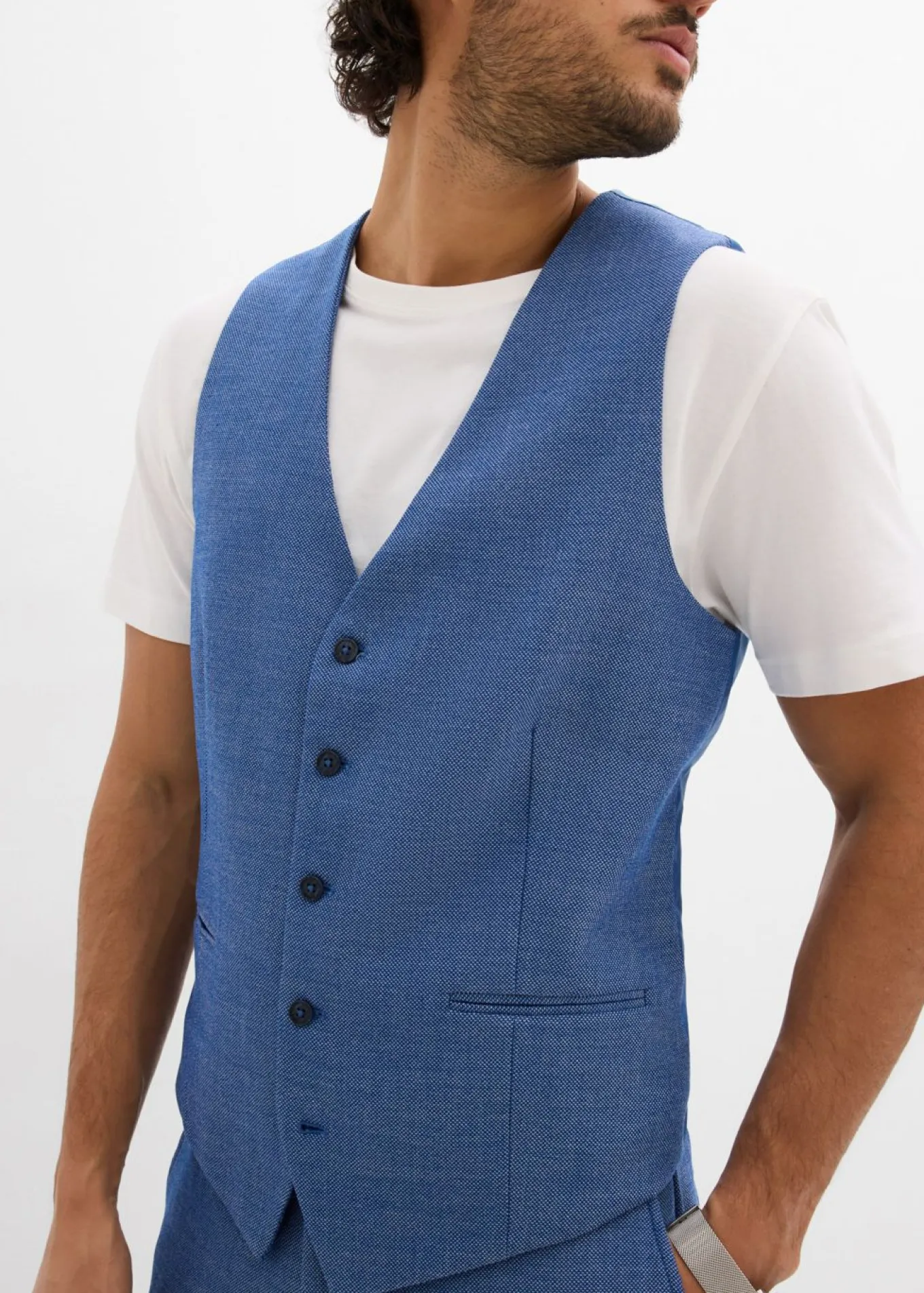 Traje (3 piezas) con chaleco, regular fit