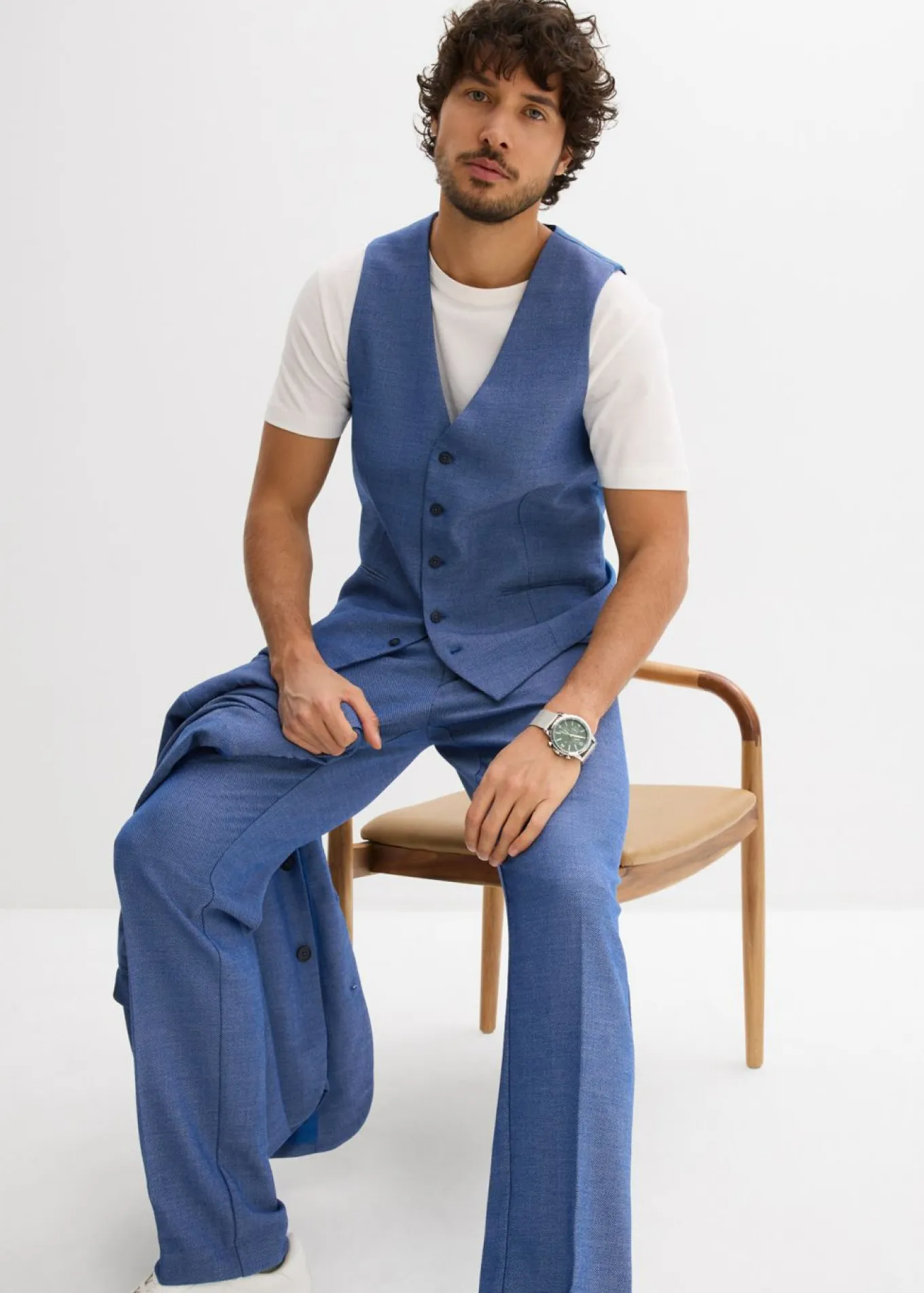 Traje (3 piezas) con chaleco, regular fit