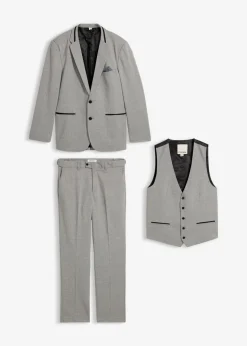 Traje (3 piezas) con chaleco, regular fit