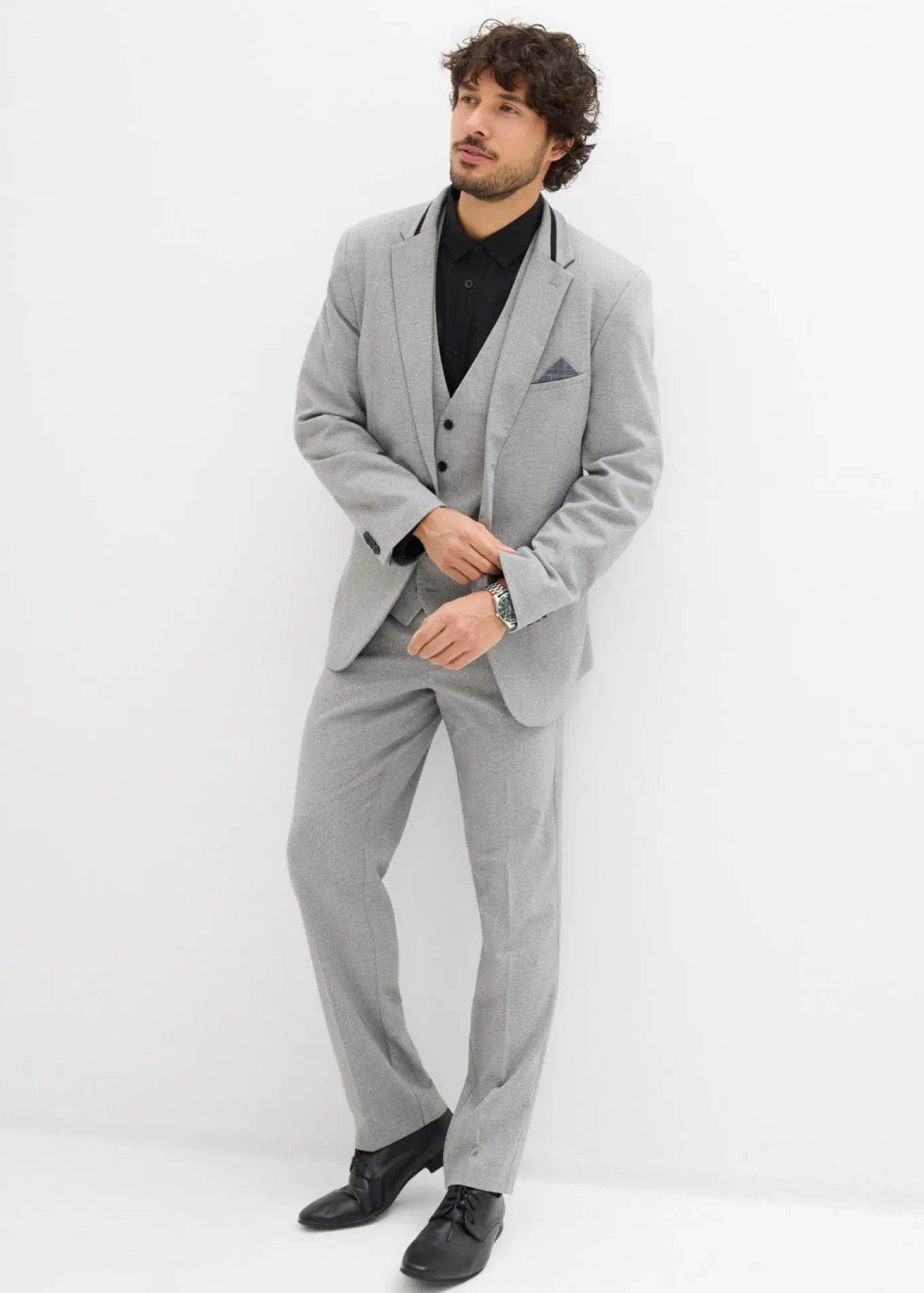 Traje (3 piezas) con chaleco, regular fit