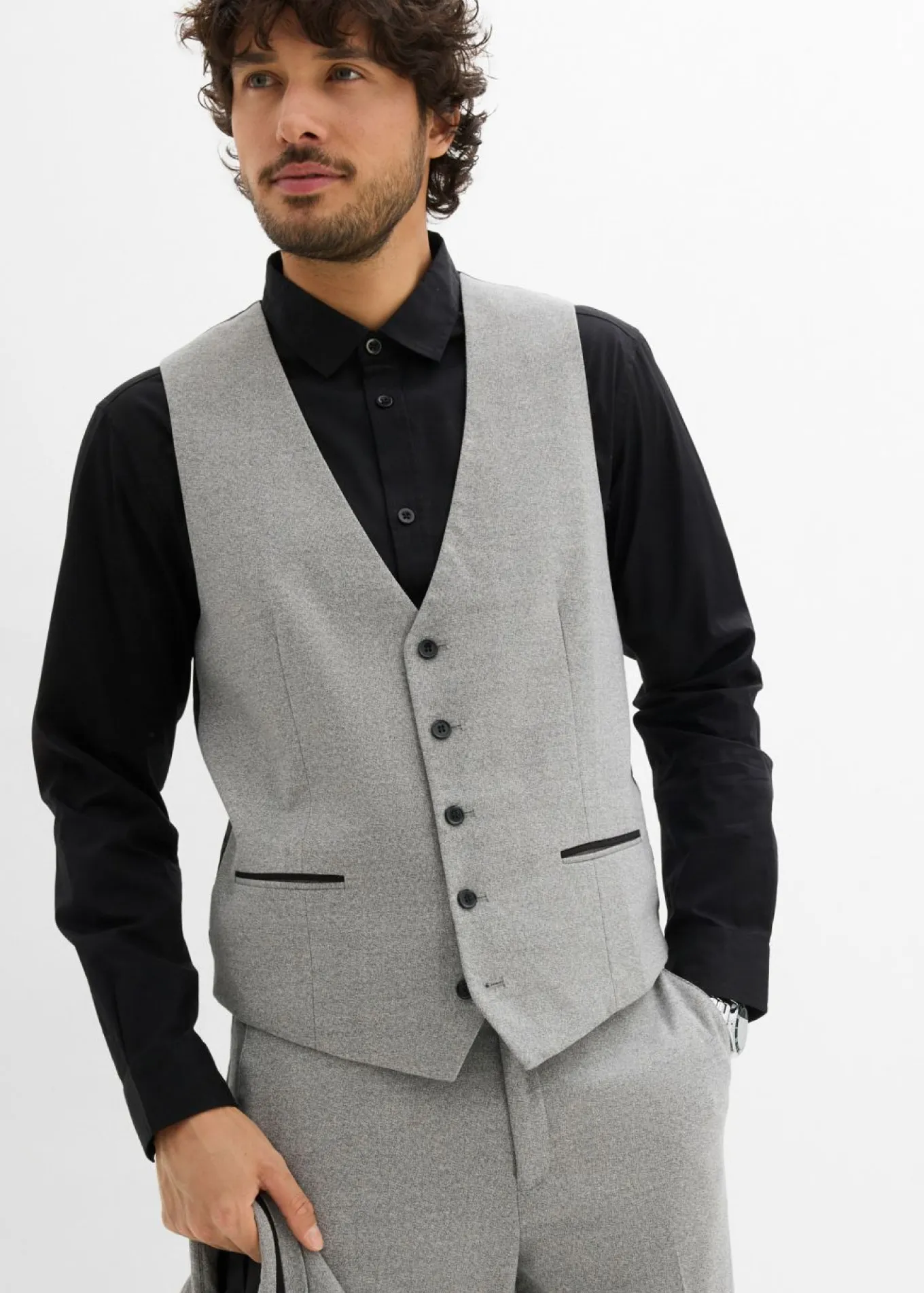 Traje (3 piezas) con chaleco, regular fit