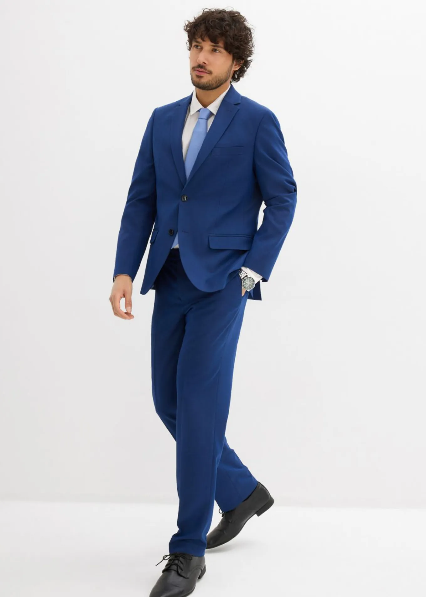 Traje (3 piezas) con corbata, slim fit