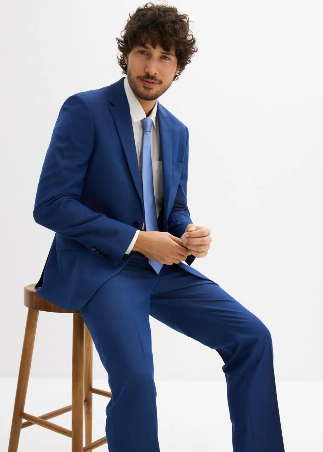 Traje (3 piezas) con corbata, slim fit