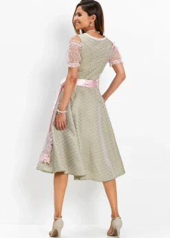 Traje tirolés con perlas (2 piezas)