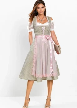 Traje tirolés con perlas (2 piezas)