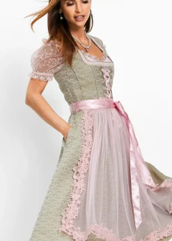 Traje tirolés con perlas (2 piezas)
