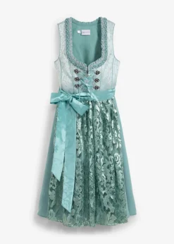 Traje tirolés y delantal (2 piezas)