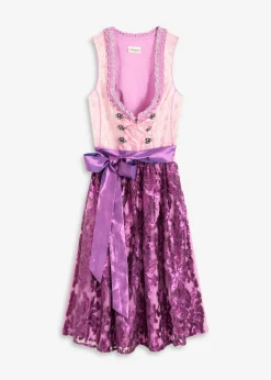 Traje tirolés y delantal (2 piezas)