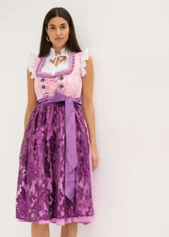 Traje tirolés y delantal (2 piezas)
