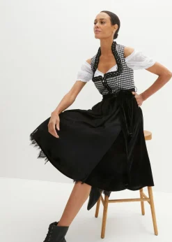 Traje tirolés y delantal (2 piezas)