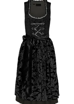 Traje tirolés y delantal (2 piezas)