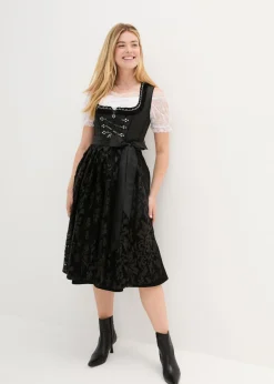Traje tirolés y delantal (2 piezas)
