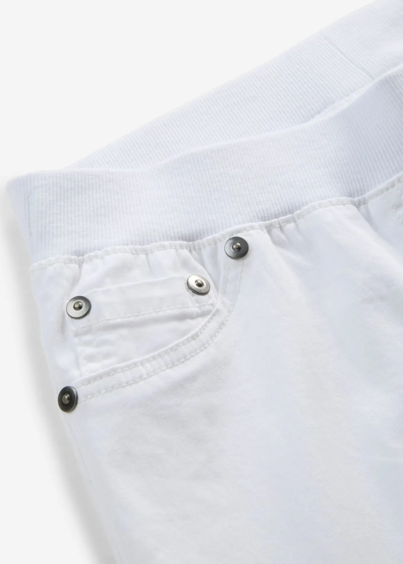 Treggings de sarga de mezcla de algodón elástica