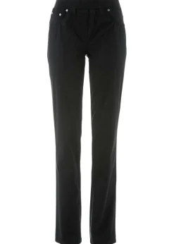 Treggings de sarga de mezcla de algodón elástica