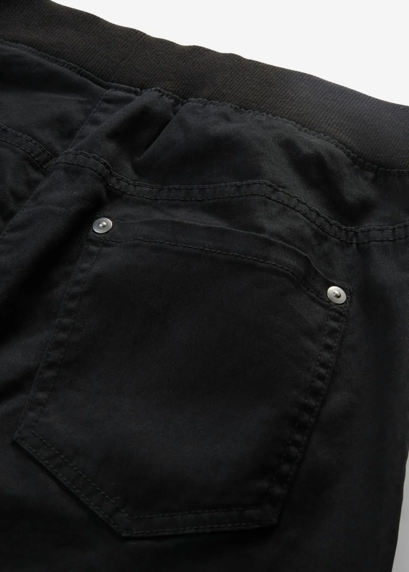 Treggings de sarga de mezcla de algodón elástica