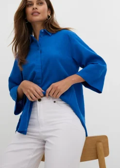 Vaquero de pernera ancha, mid waist, elástico