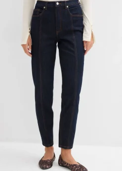 Vaquero mom, high waist, elásticos
