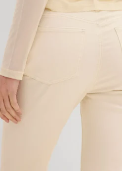 Vaqueros acampanados, high waist, cropped