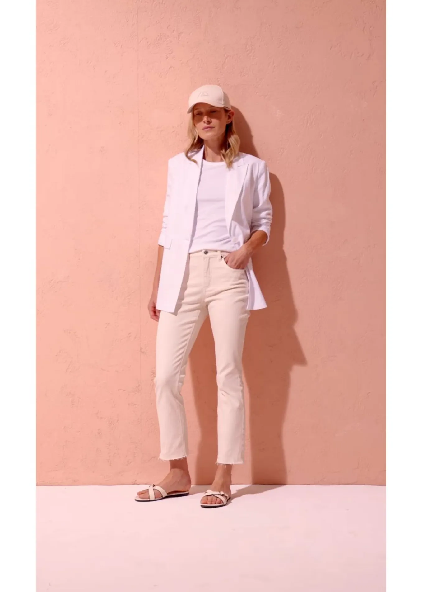 Vaqueros acampanados, high waist, cropped