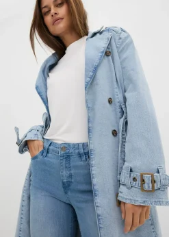 Vaqueros acampanados, mid waist, elásticos