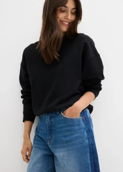 Vaqueros barrel, high waist, cropped