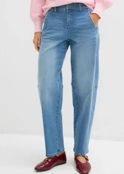 Vaqueros barrel, mid waist