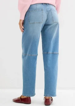 Vaqueros barrel, mid waist