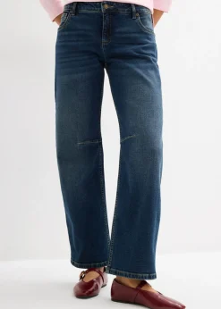 Vaqueros barrel, mid waist