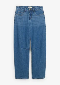 Vaqueros barrel, mid waist