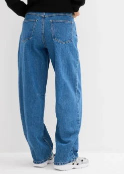 Vaqueros barrel, mid waist