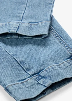 Vaqueros barrel, mid waist, cropped