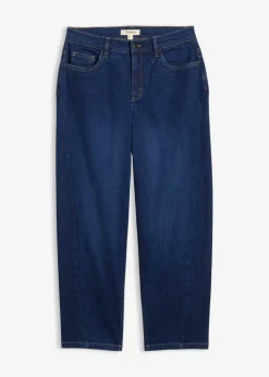 Vaqueros barrel, mid waist, de algodón orgánico