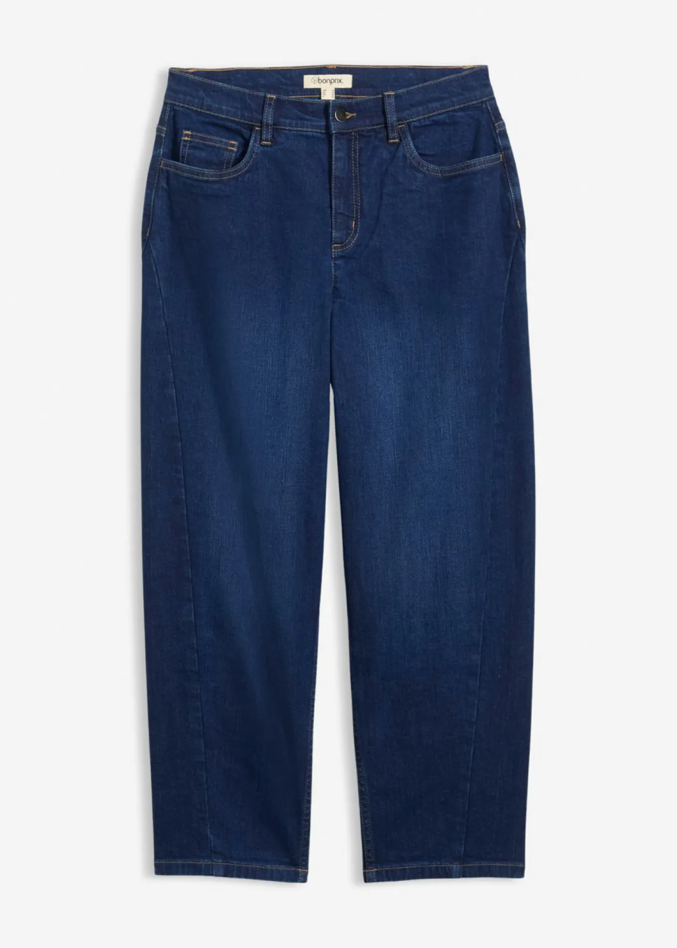 Vaqueros barrel, mid waist, de algodón orgánico