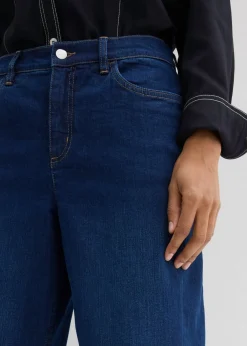 Vaqueros barrel, mid waist, de algodón orgánico