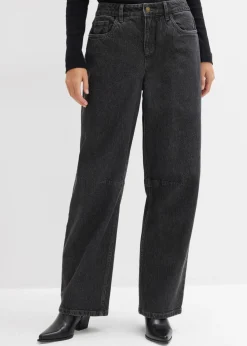 Vaqueros barrel, mid waist