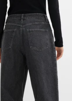 Vaqueros barrel, mid waist