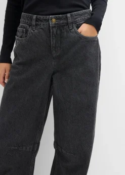 Vaqueros barrel, mid waist