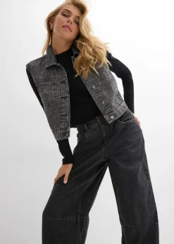 Vaqueros barrel, mid waist