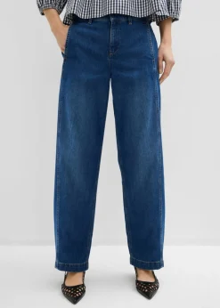 Vaqueros barrel, mid waist
