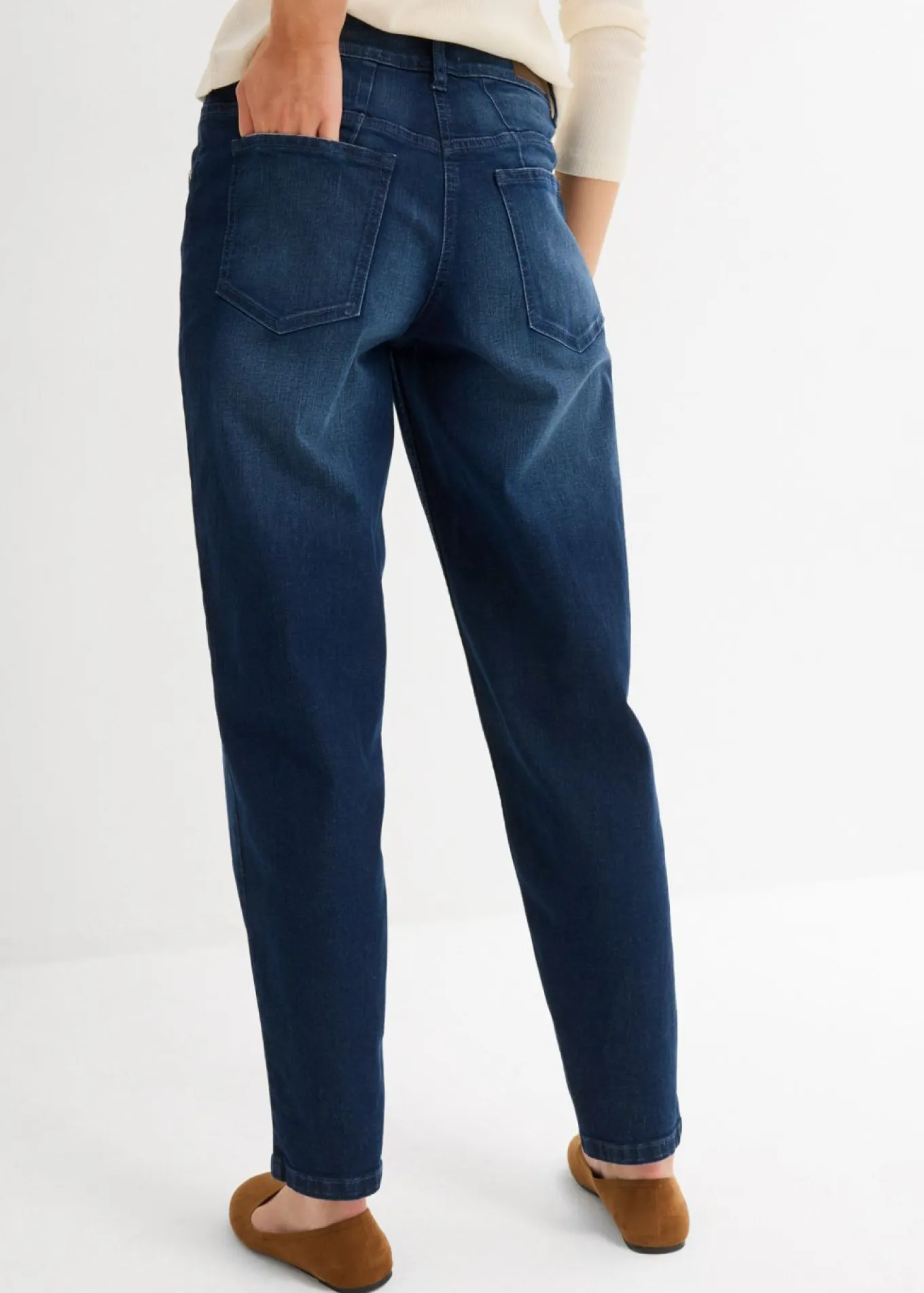 Vaqueros barrel, mid waist