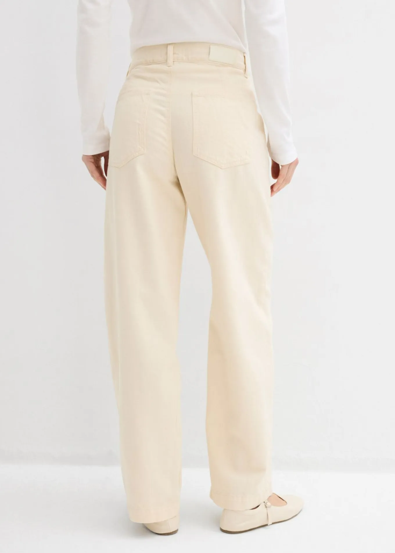 Vaqueros barrel, mid waist