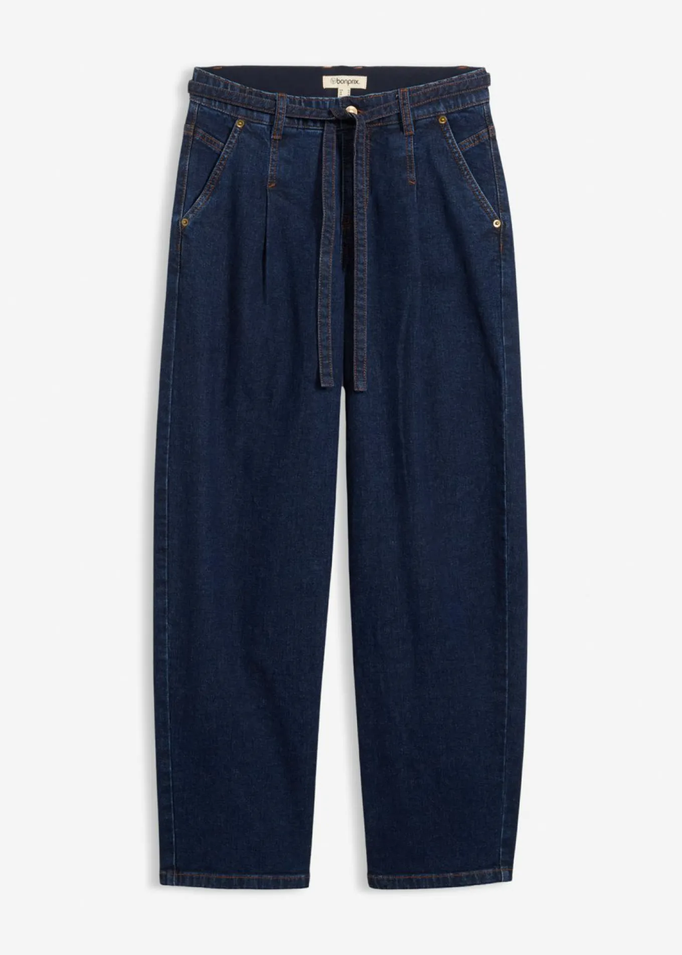 Vaqueros barrel, mid waist