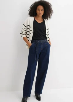 Vaqueros barrel, mid waist