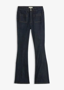 Vaqueros bootcut, high waist, cintura cómoda