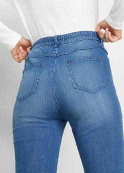 Vaqueros bootcut, high waist, cintura cómoda